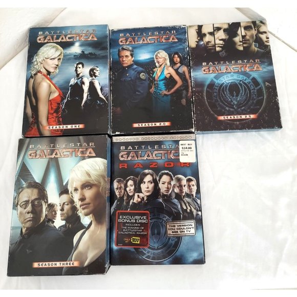 Battlestar Galactica Other - Battlestar Galactica Complete Season 1, 2, 2.5, 3, & Razor Unrated Extended DVD